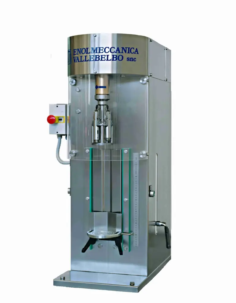 Tappatrice automatica SA-VX per tappo a vite, Enolmeccanica