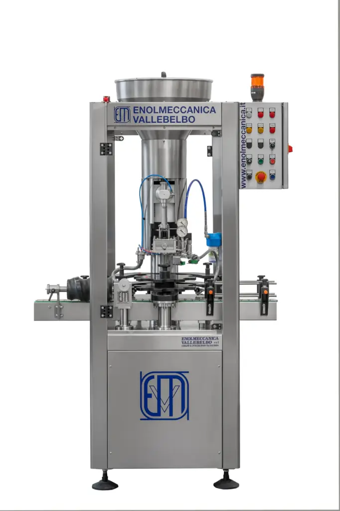 Tappatrice Antares SR/SF per tappo sughero, vista generale