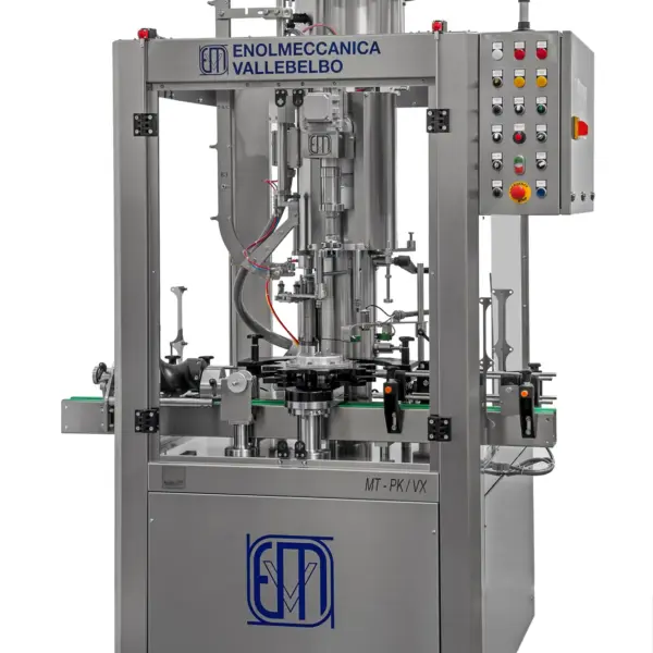 Tappatrice monotesta MT-PK per tappo in plastica, Enolmeccanica