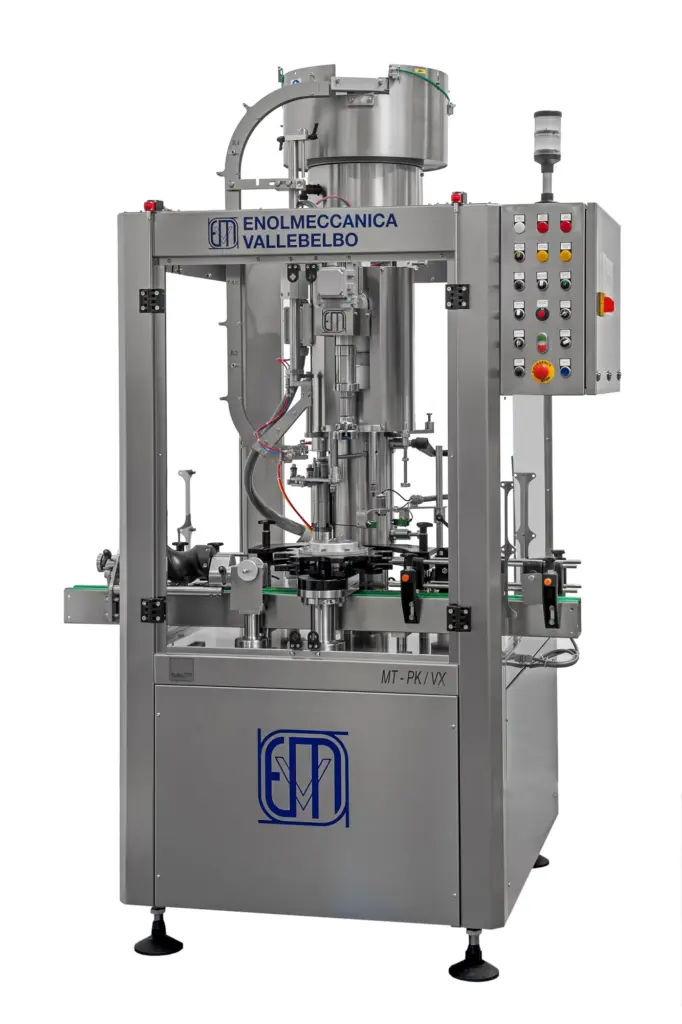 Tappatrice monotesta MT-PK per tappo in plastica, Enolmeccanica