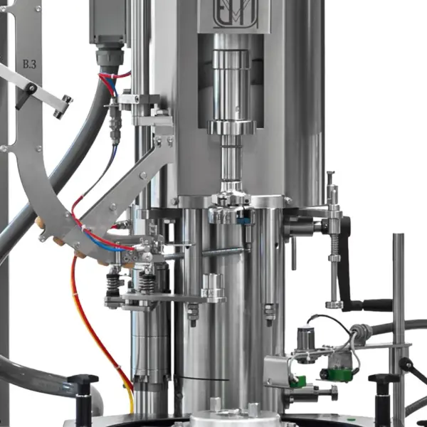 Torretta della tappatrice monotesta MT-PK per tappo plastica